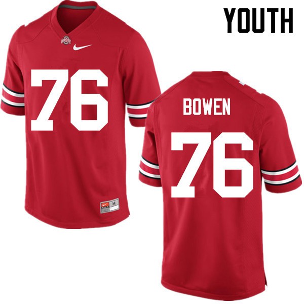 Ohio State Buckeyes #76 Branden Bowen Youth Alumni Jersey Red